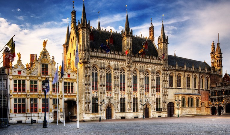 Town Hall in Bruges, Belgium